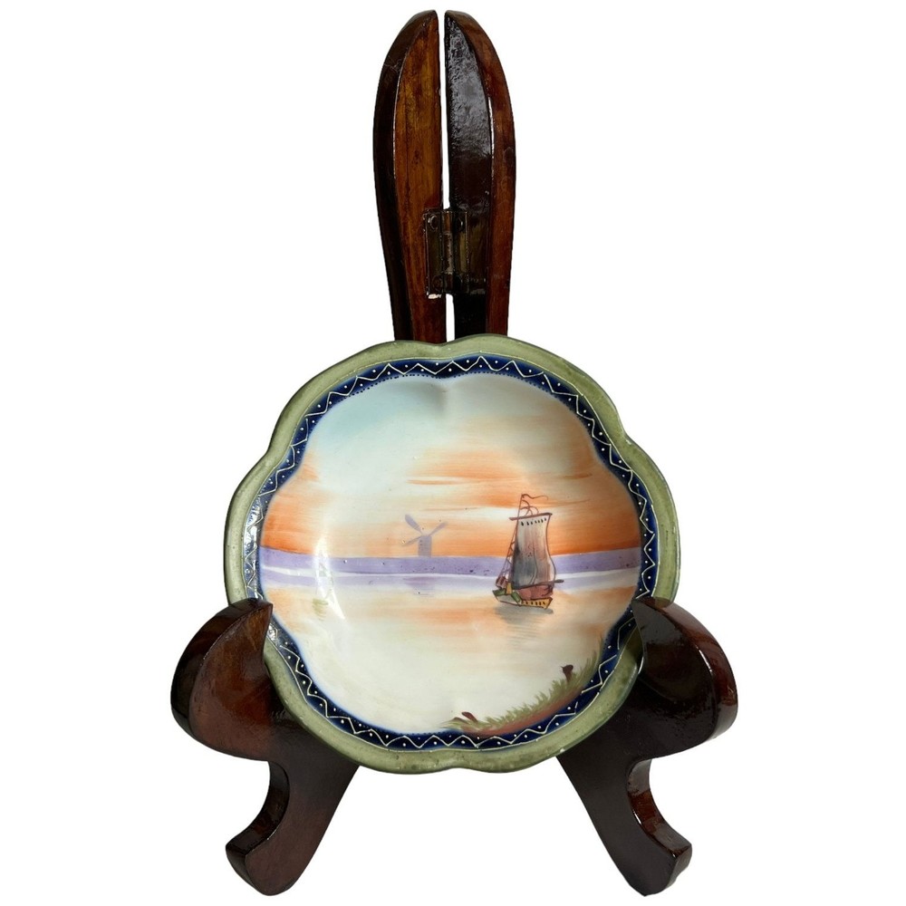 Vintage Nippon Hand painted Small Plate